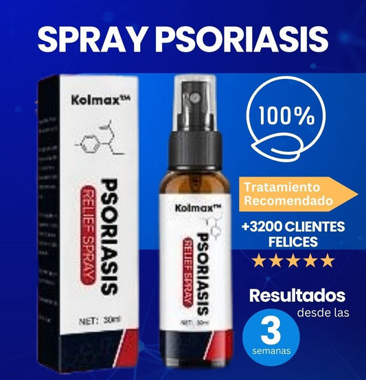 Spray Psoriasis® TRATAMIENTO ANTIFÚNGICO |Elimina Tiña Inguinal Y Hongos en la Piel